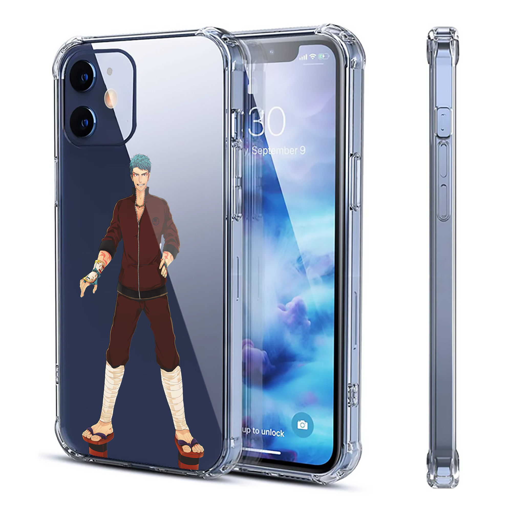 （画像用） 刀剣乱舞 Touken Ranbu 【iPhone 12シリーズ対応】透明スマホケース（クリアソフトケース）